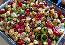 Fırında Karışık Sebze Kızartması Tarifi ve Malzemeleri